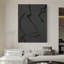 Art mural Mid-Century moderne en toile pour salon-2000092544-2000092559