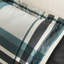Ensemble d'édredon et de draps 7 pièces en microfibre sarcelle / noir 7 pi.-126015635