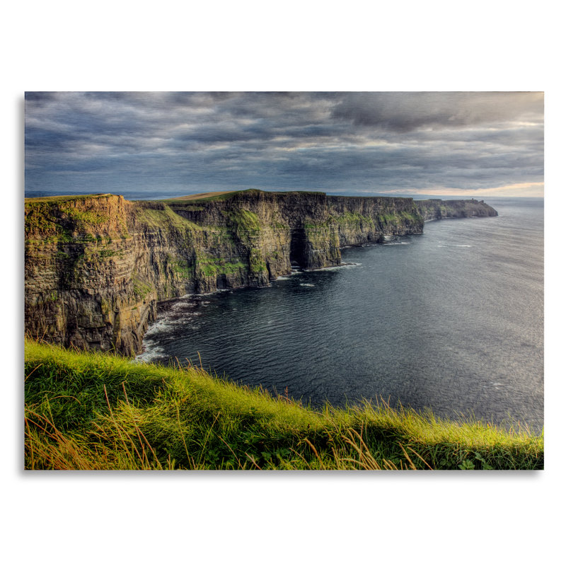 Fabrizzio «Cliff of Moher Ireland» par Pierre Leclerc, reproduction de photo sur métal