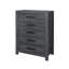 Commode gris foncé AYA