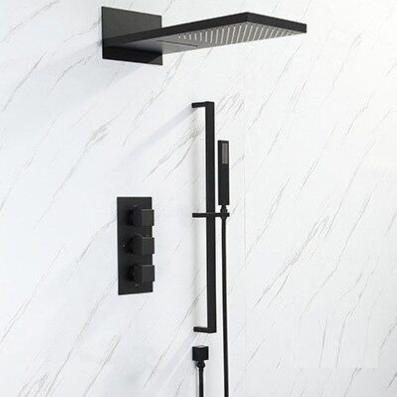 Modern matte black basin faucet with dual spray mode and corrosion-resistant finish