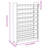  Wine Rack 28.5X9.8X43.9" Solid Wood Pine