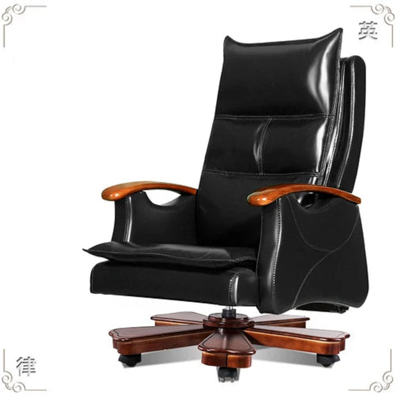Deunte Genuine Leather Executive Chair