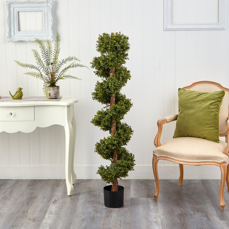 Boxwood Spiral Topiary Artificial Tree