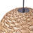 Modern 14" Rattan Pendant Light