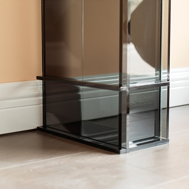 Console simple et multifonctionnelle en acrylique, 33.46" H x 39.37" W x 10.24" D