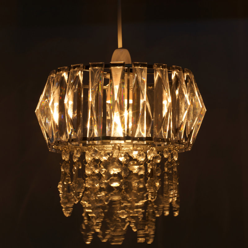Causey 27 cm H Oval Pendant Shade ( Screw On ) in Clear