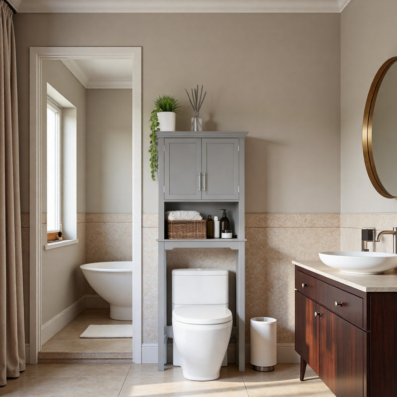 Rangement pour salle de bain Home, armoire de rangement au-dessus de la toilette
