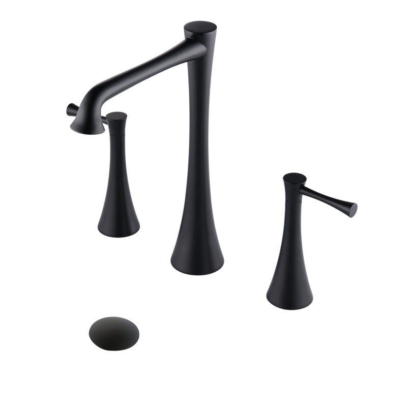 Robinet de salle de bain vasque, Noir mat
