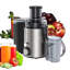 Presse-agrumes avec contrôle à 3 vitesses 850W Puissant moteur Verrou de sécurité Extraction de jus efficace Facile à nettoyer Presse-fruits électrique