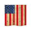 Drapeau américain en toile multicolore 84 po x 84 po Chauntel-1742979005-1742979003