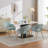 Upholstered Back Armchair Dining Chair-1765038327