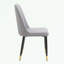 Ensemble de 2 chaises de salle à manger avec pieds en métal