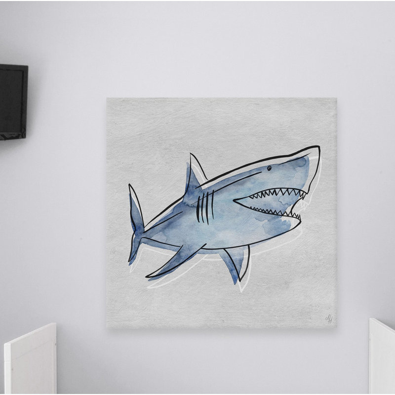 «Cheeseman Great Shark», reproduction sur toile tendue, H 40 po x l 40 po x P 1,5 po