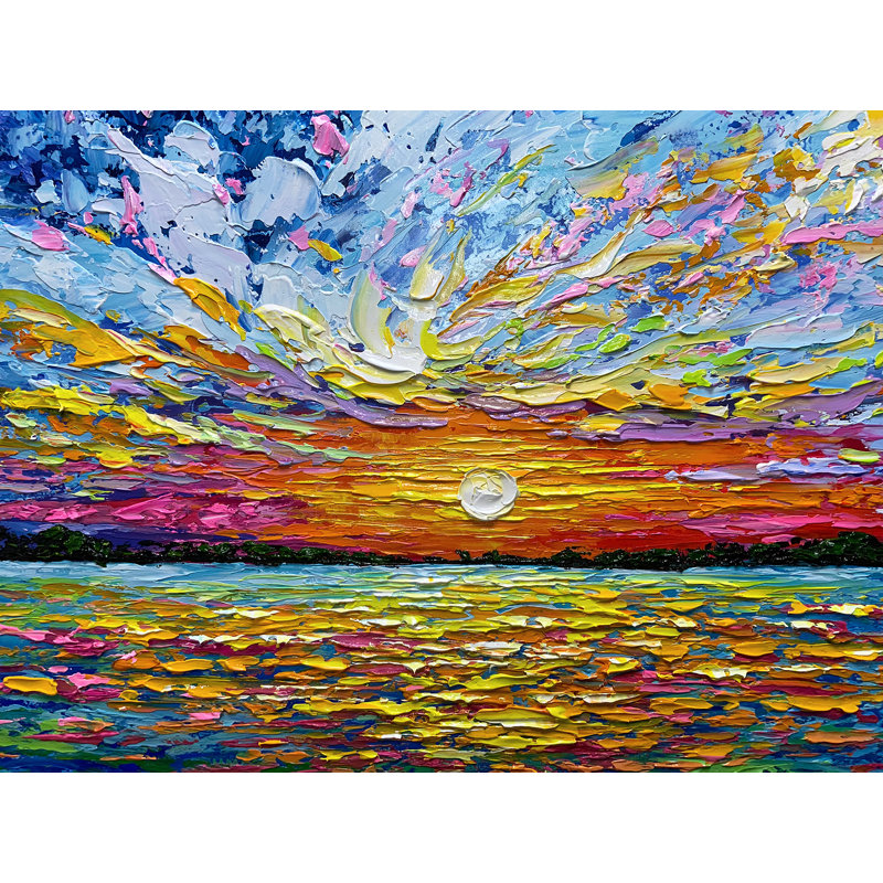 Peinture à l'huile abstraite moderne