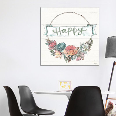 Country Love IV 1 Piece Wrapped Canvas Wall Art