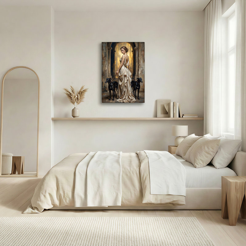 «Elegant Lady», reproduction d'art sur toile, ensemble de 1, Wrapped Canvas, 30"H x 20"W