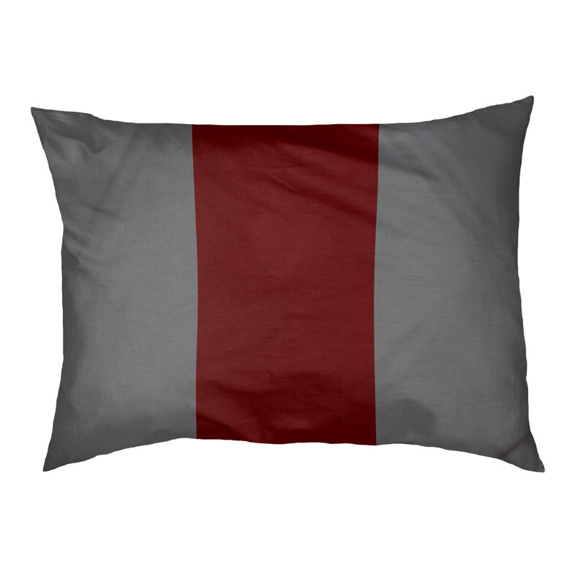 Coussin Golden State, Très grand (l 50 po x P 40 po x H 7 po), Gris foncé / Marron / Gris foncé