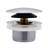 12" & 4" Sch. 40 ABS Tip-Toe Bathtub Leg Drain with No-Hole Overflow-37012000