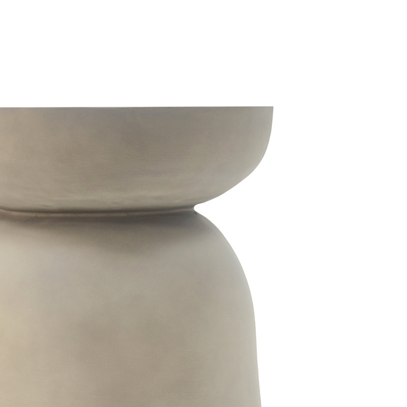 Table d'appoint pour l'extérieur, table d'appoint, table d'appoint de salon, gris clair