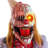 Scary Circus Clowns Haunted Hill Farm 6.9 ft. Motion-Activated I Scream Clown Halloween Animatronic by Tekky