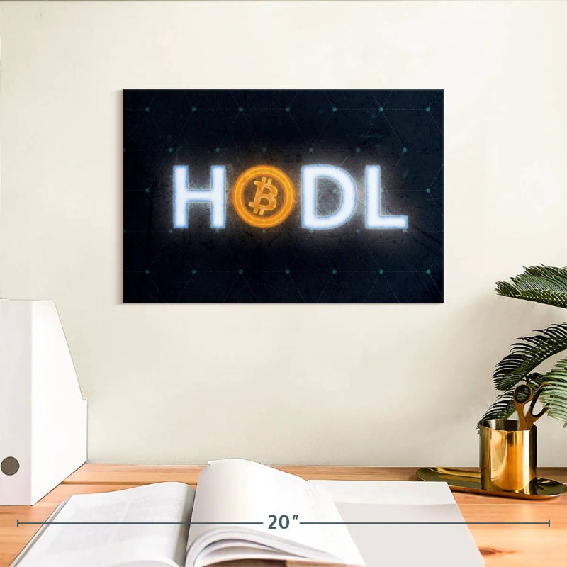 Kerner brillant Hodl, H 8 po x l 12 po
