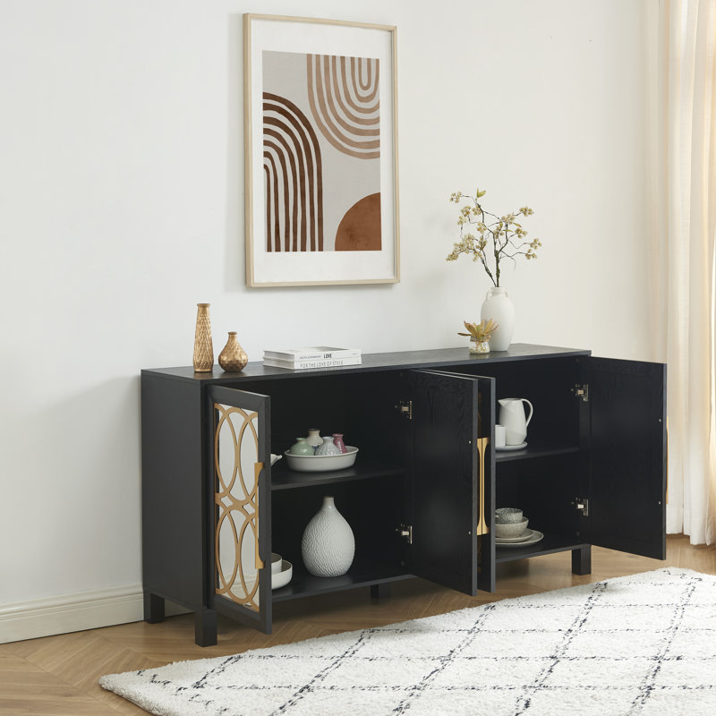 Alfieri 63'' Sideboard, Black