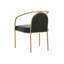 Fauteuil de salle à manger Feeko - Millik Cognac-1300783184
