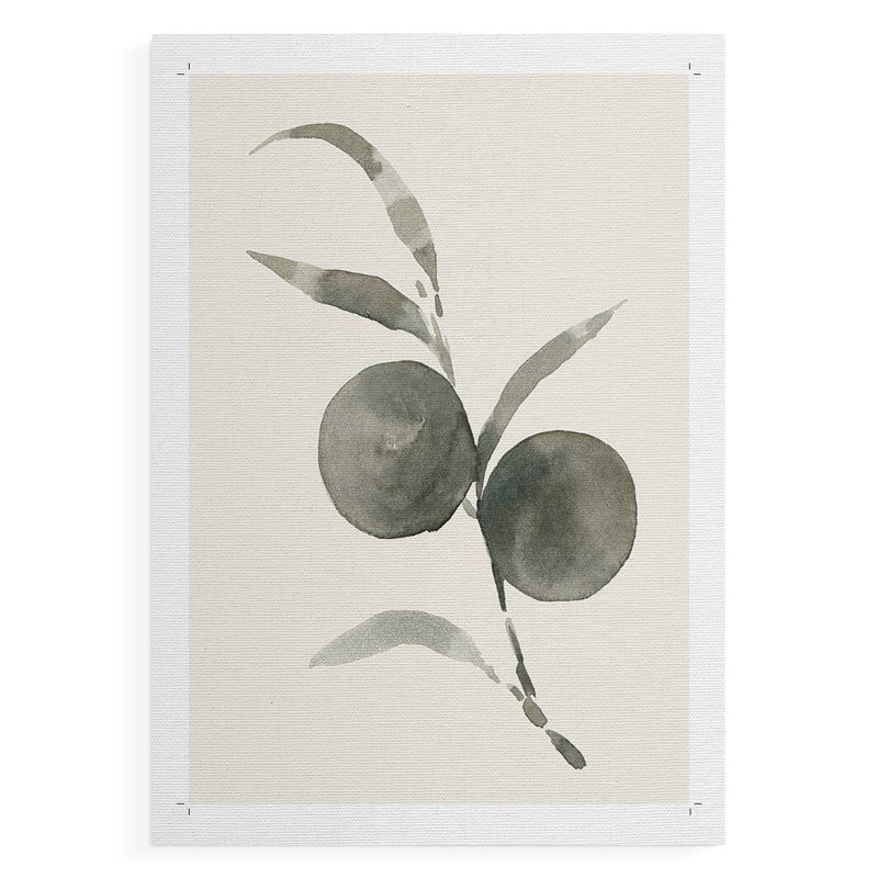 Twilight Oranges II - Impression sur toile seulement - NON-CADRE, H 18 po x l 12 po