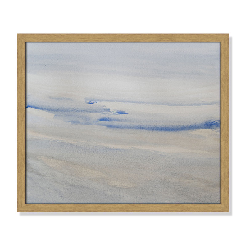 Silent Direction Print by S.H. Khan, Natural Woodgrain, 19'' W x 16'' H, Framed Print