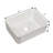 16"X12" White Ceramic Rectangular Vessel Bathroom Sink-120676331