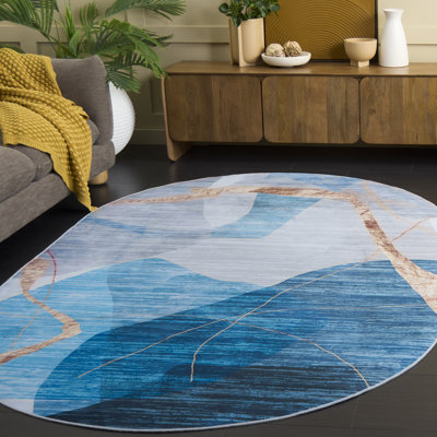 Tacoma Performance Machine Washable Abstract Rug