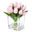 Mini-bouquet de tulipes en polyuréthane 12 têtes pour fête de mariage-833074371