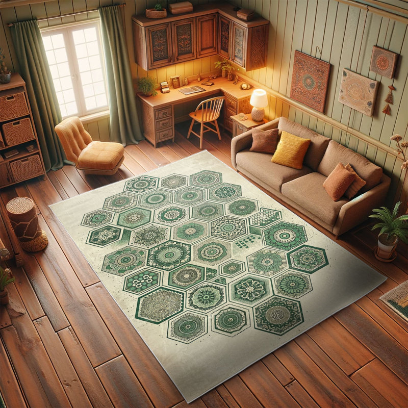 Rectangle 152 cm x 76 cm Area Rug