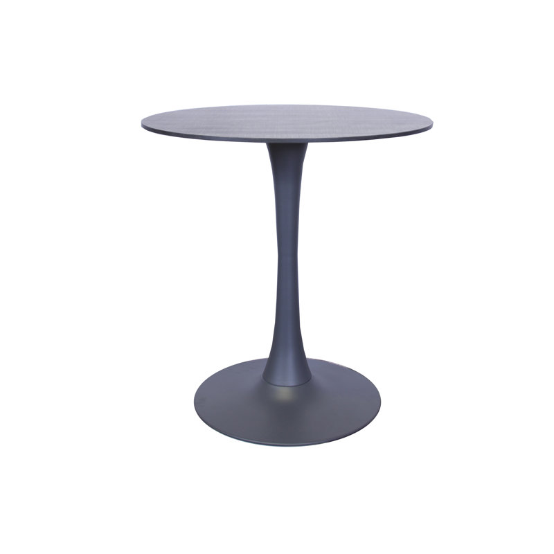 Ancelin Round Metal Outdoor Bistro Table , 70cm cm W 70cm cm D