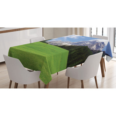 Nappe de table rectangulaire Ambesonne Nature