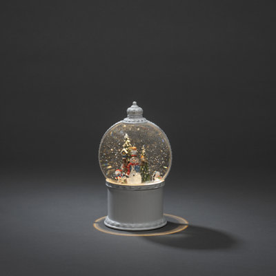 Holiday Glow Christmas Snow Globe