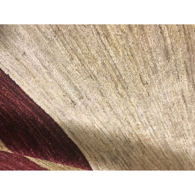 Hand-Knotted High-Quality Red Area Rug