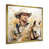 Gold Single Picture Framed