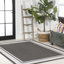 Tapis intérieur / extérieur noir / crème Helki-1790607999