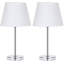 Ensemble de lampes de table transparentes 18,1 "Akiylah