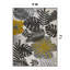 Tapis noir / jaune / gris Elma-381265908