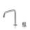 Acquaco Linki Insert Deck Mount Two-Hole Single Handle Bathroom Lavatory Faucet