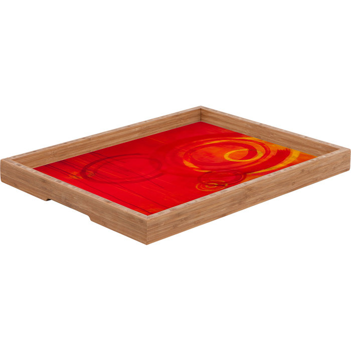 Plateau de table repose-pieds/café circle world