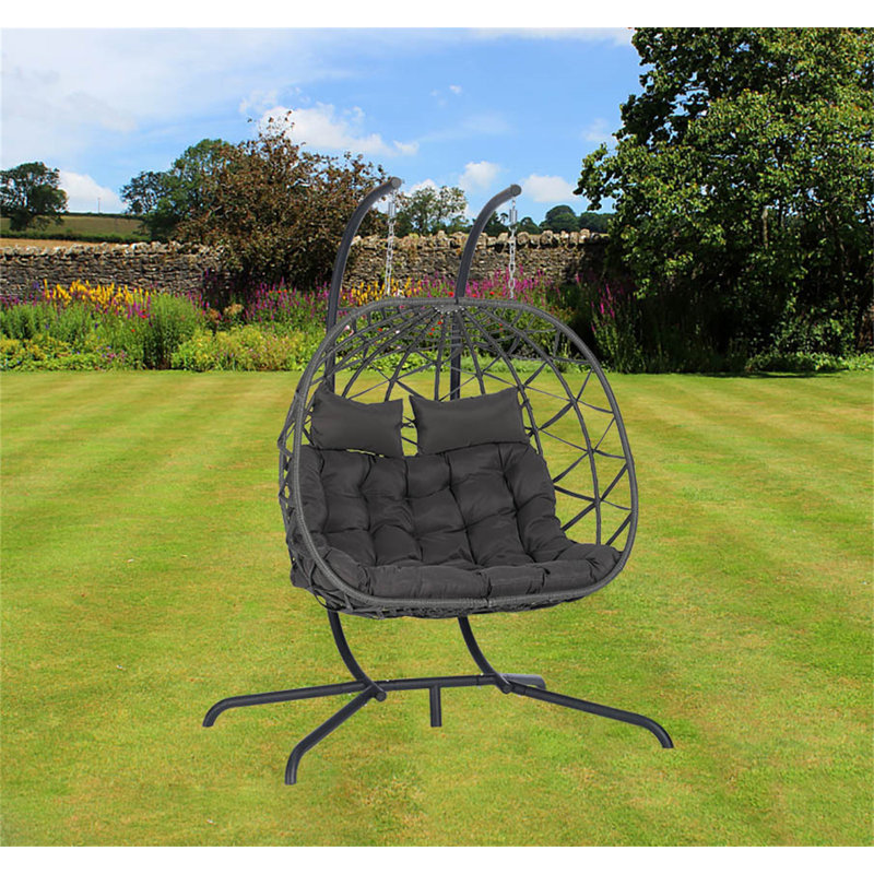 Fauteuil pour 2 personnes Varteres, Gris foncé