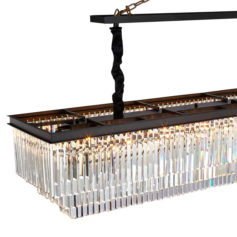 Allure 20-Light Rectangular LED Chandelier