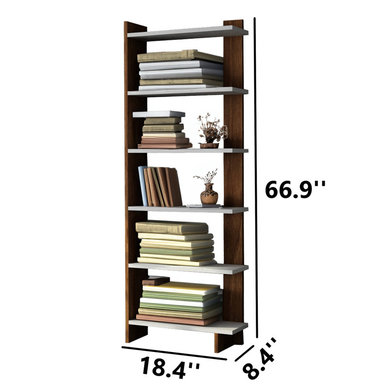 Bibliothèque géométrique H 67 "x l 18,4"