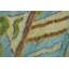 Tapis turc transitionnel en laine Oushak 9x12