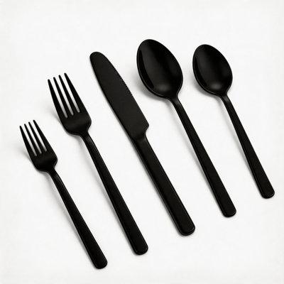40Pcs 18/10 Stainless Steel Flatware Set for 8, Home & Restaurant Use
