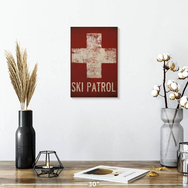 Sireci Ski Patrol, 12" H x 8" W